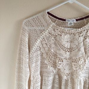 Ivory Lace Top